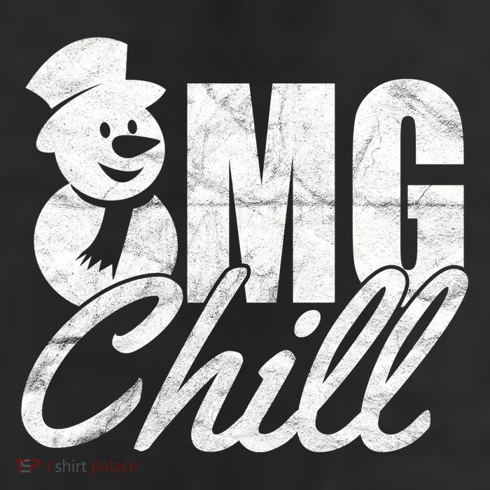 OMG Chill Winter Snowman 11oz C Handle Ceramic Mug