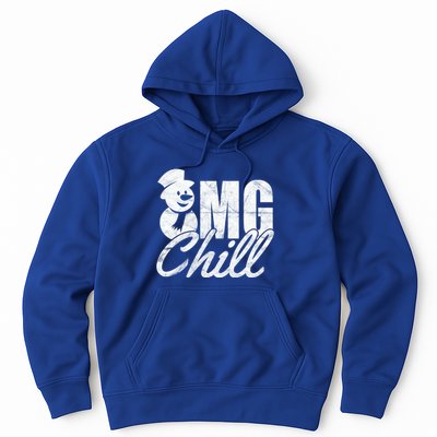 OMG Chill Winter Snowman Hoodie