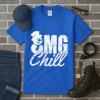 OMG Chill Winter Snowman Tall T-Shirt