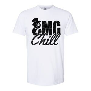 OMG Chill Winter Snowman Softstyle CVC T-Shirt