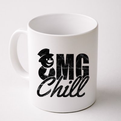 OMG Chill Winter Snowman Coffee Mug