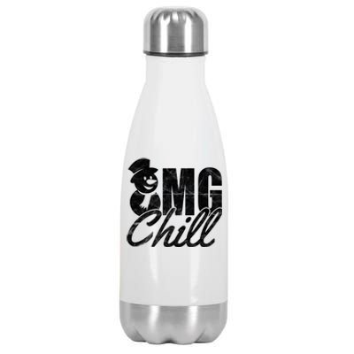 OMG Chill Winter Snowman Stainless Steel Insulated Water Bottle