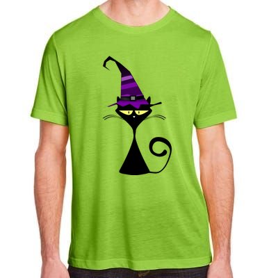 Original Cat With Wizard Hat Halloween Costume Gift Adult ChromaSoft Performance T-Shirt