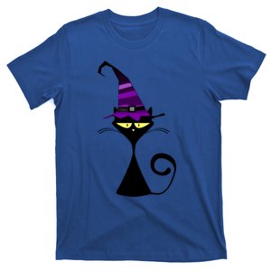 Original Cat With Wizard Hat Halloween Costume Gift T-Shirt