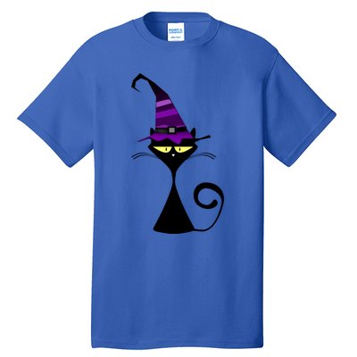 Original Cat With Wizard Hat Halloween Costume Gift Tall T-Shirt