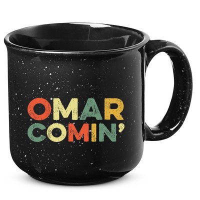 Omar Comin Wire Funny Meme Trending Popular Culture Slang 15oz Campfire Ceramic Mug