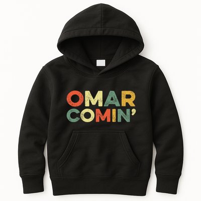 Omar Comin Wire Funny Meme Trending Popular Culture Slang Kids Hoodie
