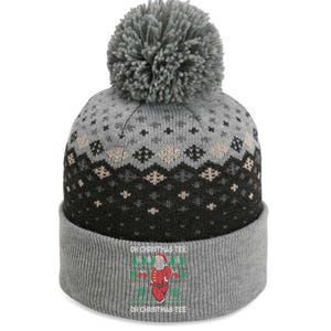 Oh Christmas Xmas Santa Claus Playing Golf Ugly Gift The Baniff Cuffed Pom Beanie