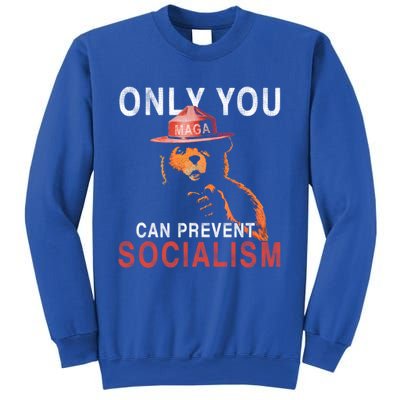 Only Can You Prevent Maga Socialism Funny Gift Sweatshirt