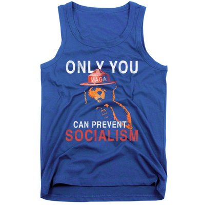 Only Can You Prevent Maga Socialism Funny Gift Tank Top