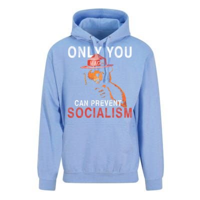 Only Can You Prevent Maga Socialism Funny Gift Unisex Surf Hoodie