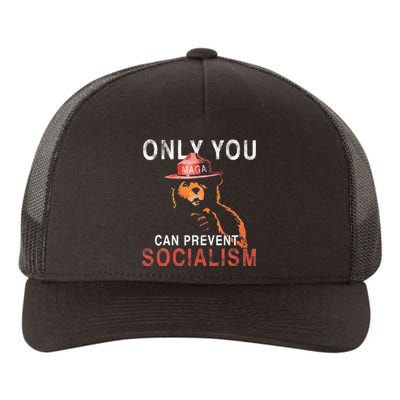 Only Can You Prevent Maga Socialism Funny Gift Yupoong Adult 5-Panel Trucker Hat