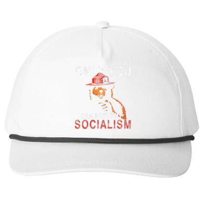 Only Can You Prevent Maga Socialism Funny Gift Snapback Five-Panel Rope Hat