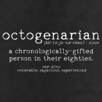 Octogenarian Definition 80 Years Old 80th Birthday Gift 11oz C Handle Ceramic Mug