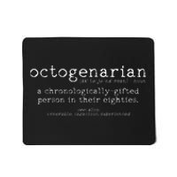 Octogenarian Definition 80 Years Old 80th Mousepad