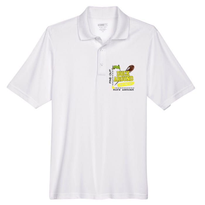 Oregon Duck Around And Find Out Men's Origin Performance Pique Polo