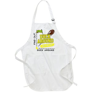 Oregon Duck Around And Find Out Full-Length Apron With Pockets