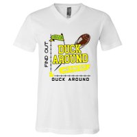 Oregon Duck Around And Find Out V-Neck T-Shirt