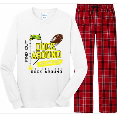 Oregon Duck Around And Find Out Long Sleeve Pajama Set