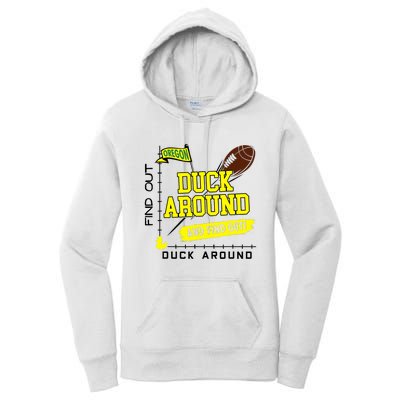 Oregon Duck Around And Find Out Women's Pullover Hoodie