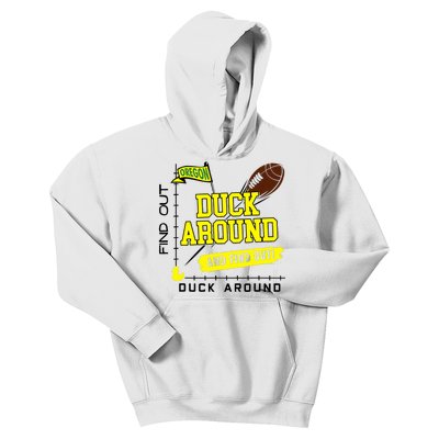 Oregon Duck Around And Find Out Kids Hoodie