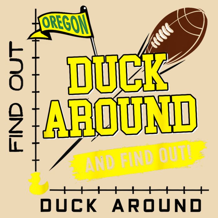 Oregon Duck Around And Find Out Drawstring Bag