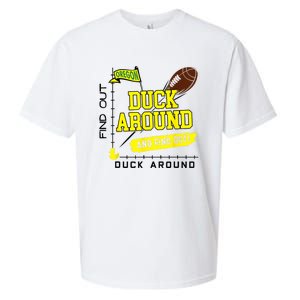 Oregon Duck Around And Find Out Sueded Cloud Jersey T-Shirt