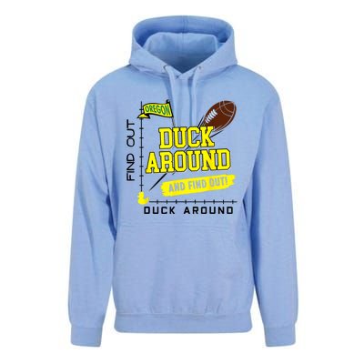 Oregon Duck Around And Find Out Unisex Surf Hoodie