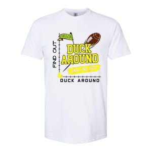 Oregon Duck Around And Find Out Softstyle CVC T-Shirt