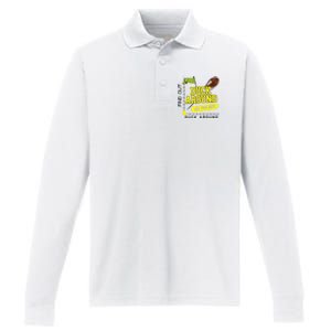 Oregon Duck Around And Find Out Performance Long Sleeve Polo