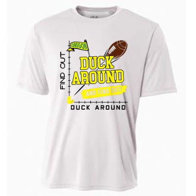 Oregon Duck Around And Find Out Cooling Performance Crew T-Shirt