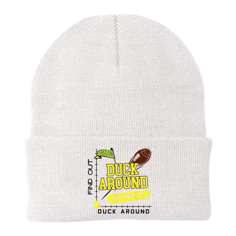 Oregon Duck Around And Find Out Beanie
