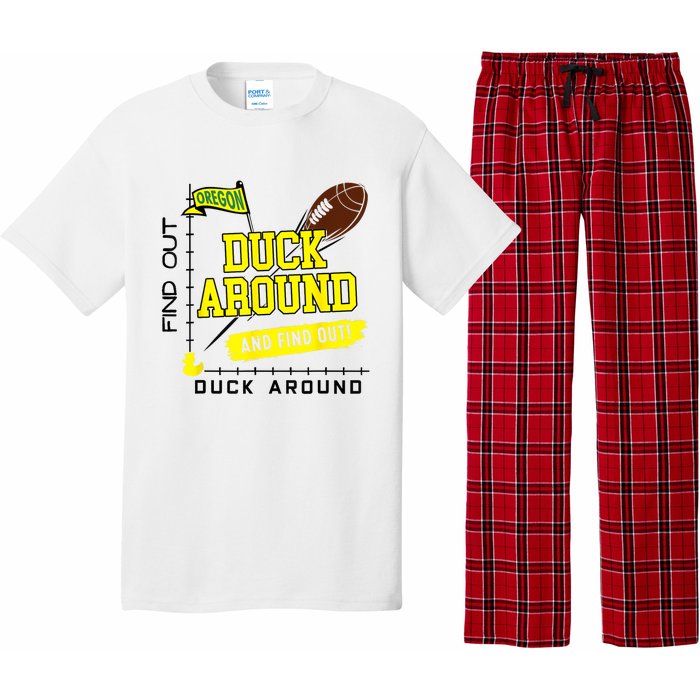 Oregon Duck Around And Find Out Pajama Set