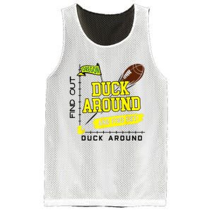 Oregon Duck Around And Find Out Mesh Reversible Basketball Jersey Tank