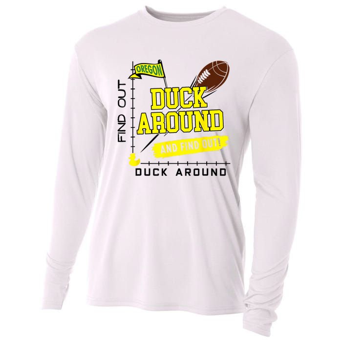 Oregon Duck Around And Find Out Cooling Performance Long Sleeve Crew