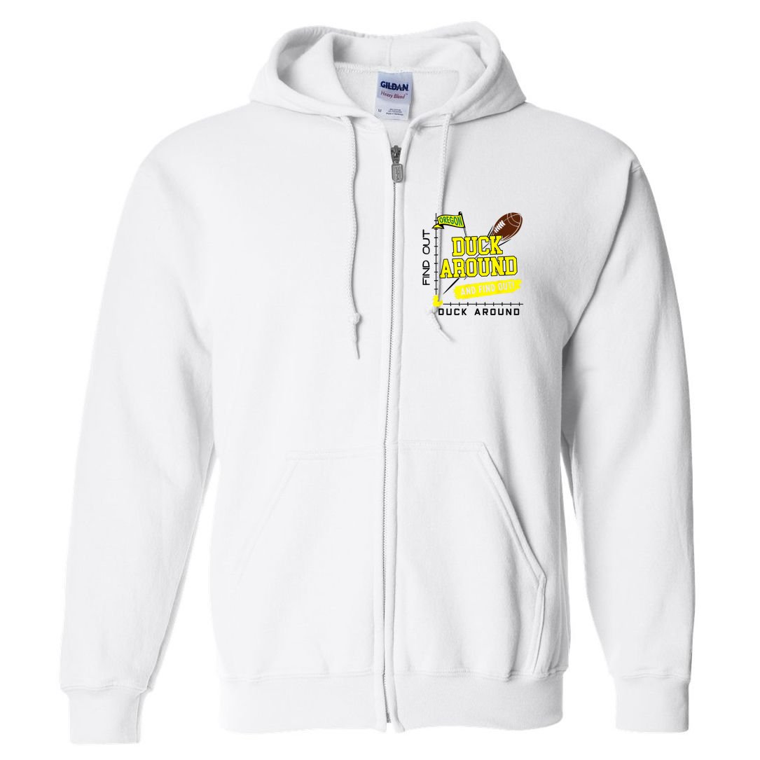 Oregon Duck Around And Find Out Full Zip Hoodie