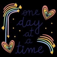One Day At A Time Rainbow 16oz Travel Tumbler