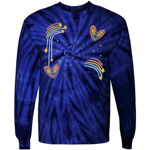 One Day At A Time Rainbow Tie-Dye Long Sleeve Shirt