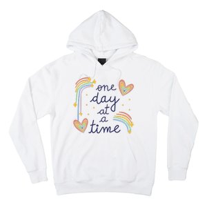 One Day At A Time Rainbow Hoodie