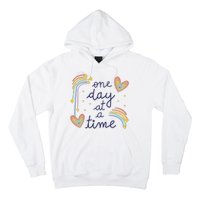 One Day At A Time Rainbow Hoodie