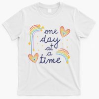 One Day At A Time Rainbow T-Shirt