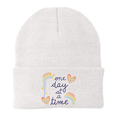 One Day At A Time Rainbow Beanie