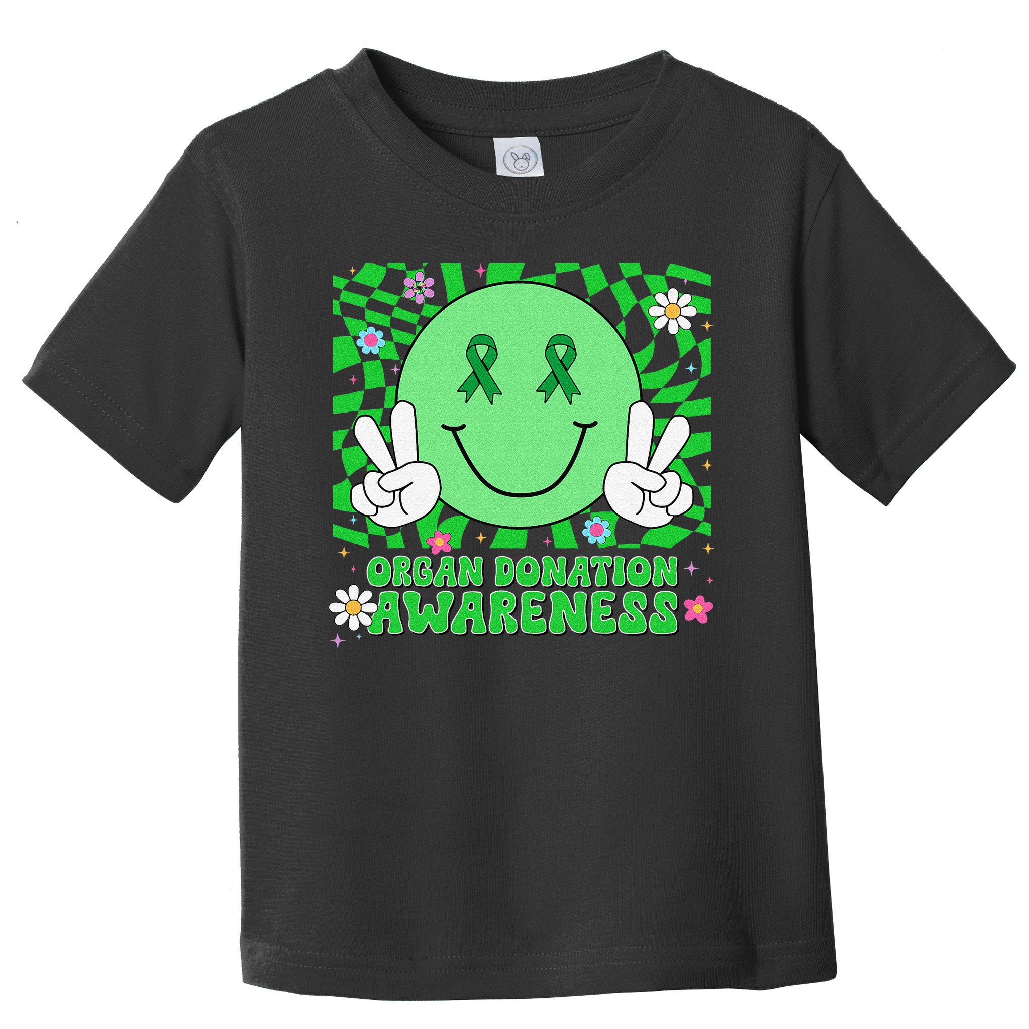 Organ Donation Awareness Smile Face Organ Donor Toddler T-Shirt