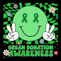 Organ Donation Awareness Smile Face Organ Donor Toddler T-Shirt