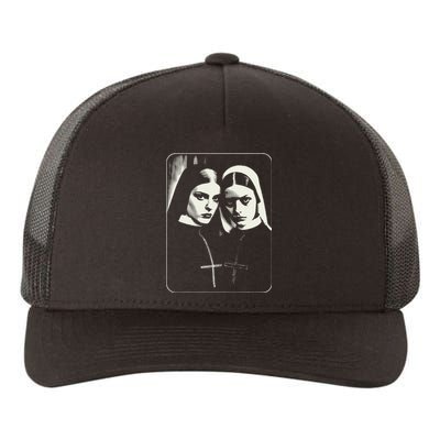 Occult Dark Art Unholy Nun Gothic Yupoong Adult 5-Panel Trucker Hat