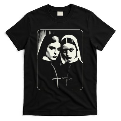 Occult Dark Art Unholy Nun Gothic T-Shirt