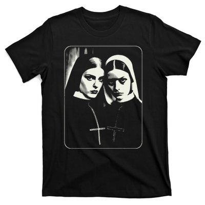 Occult Dark Art Unholy Nun Gothic T-Shirt