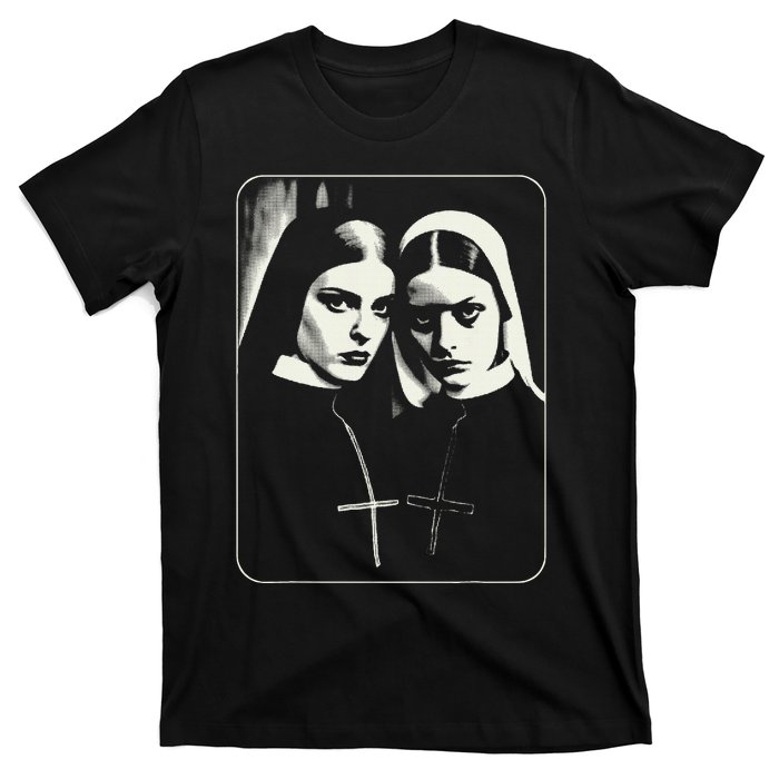 Occult Dark Art Unholy Nun Gothic T-Shirt