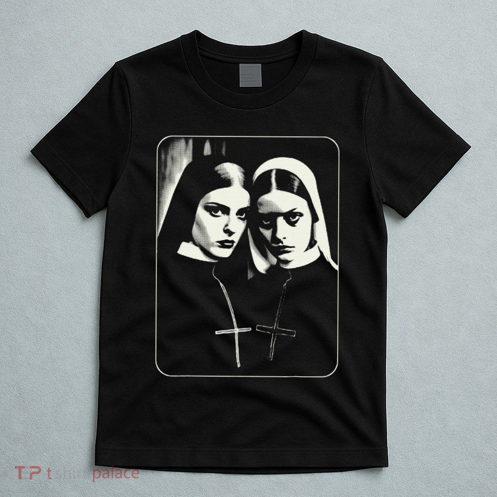 Occult Dark Art Unholy Nun Gothic T-Shirt