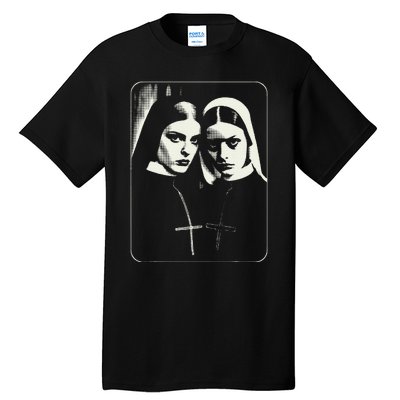 Occult Dark Art Unholy Nun Gothic Tall T-Shirt